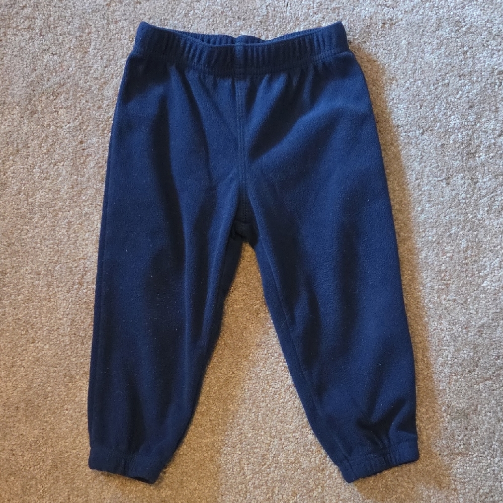 Carter's Navy Fleece Sweatpants Size 18 Months